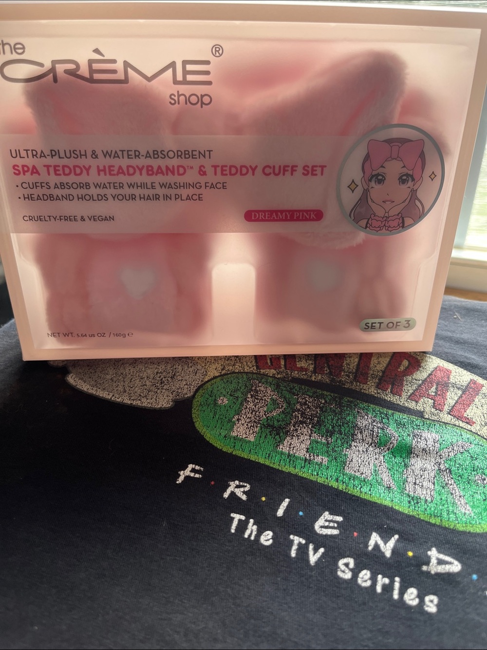 Dreamy Pink Spa Teddy Headband & Teddy Cuff Set